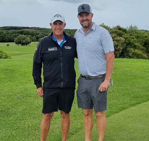 Marc, pictured with his father Paul
