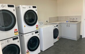 Guest Laundry - Time to clean up?  Our Laundry is free for your use while staying with us.  4pm to 9pm only.