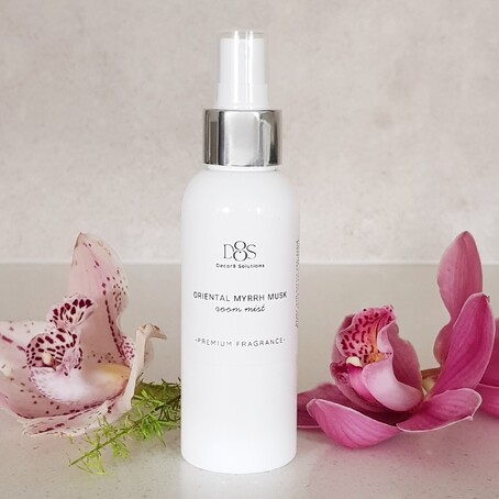 White & Silver Room Spray Bottle