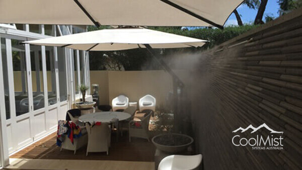 Outdoor Cooling system used in residential alfresco