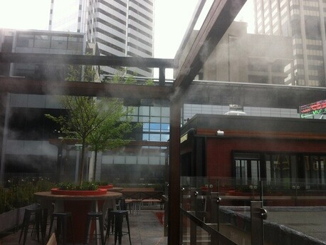 Mist Cooling Systems in Outdoor Areas for Hospitality Venues