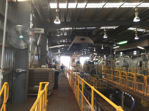 Powerful cooling solutions for mining facilities with industrial fogging systems, such as workshops, motor generator rooms, recreational spaces & pre-cooling HVAC, from CoolMist.