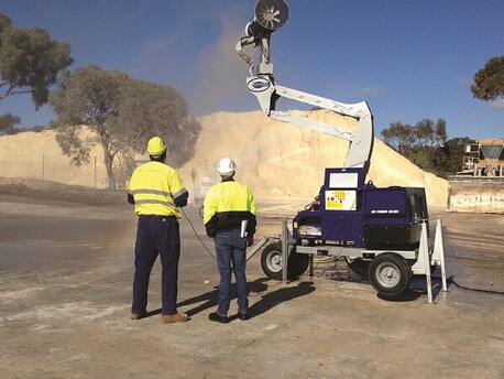 Dust Suppression with Fog Cannons in Adelaide