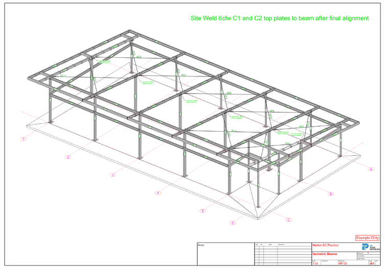 Melton Pavillion | TP Steel Detailing