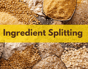 Ingredient Splitting