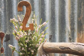 Rustic Wooden Numbers