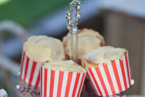 Vintage Silver Tiered Serving Tray