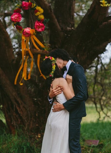 Image: Through The Woods We Ran | Flowers: Fox & Rabbit