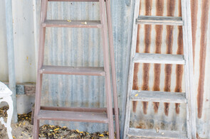 Vintage Wooden Ladders