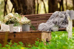 Grey Cable Knit Throw Rug