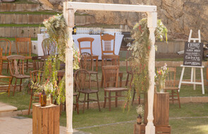 Reclaimed Turned Post Arbor