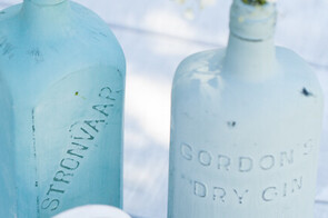 Painted Vintage Bottles