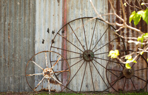 Rustic Wagon Wheels