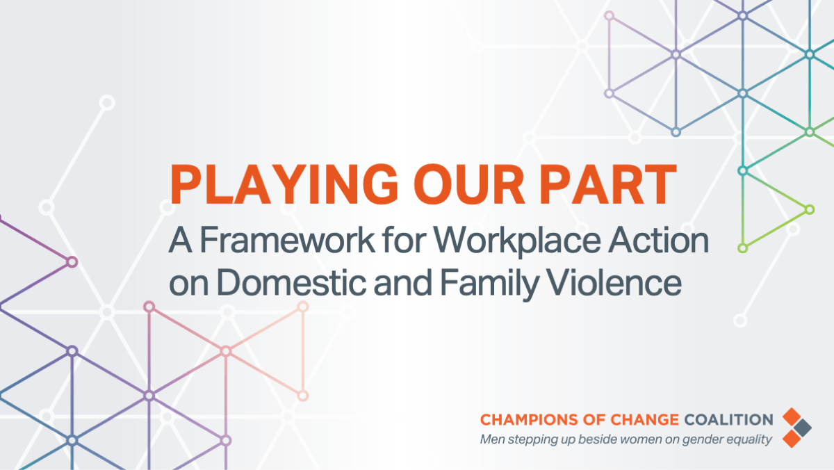 Playing our part to end domestic and family violence | Challenge DV