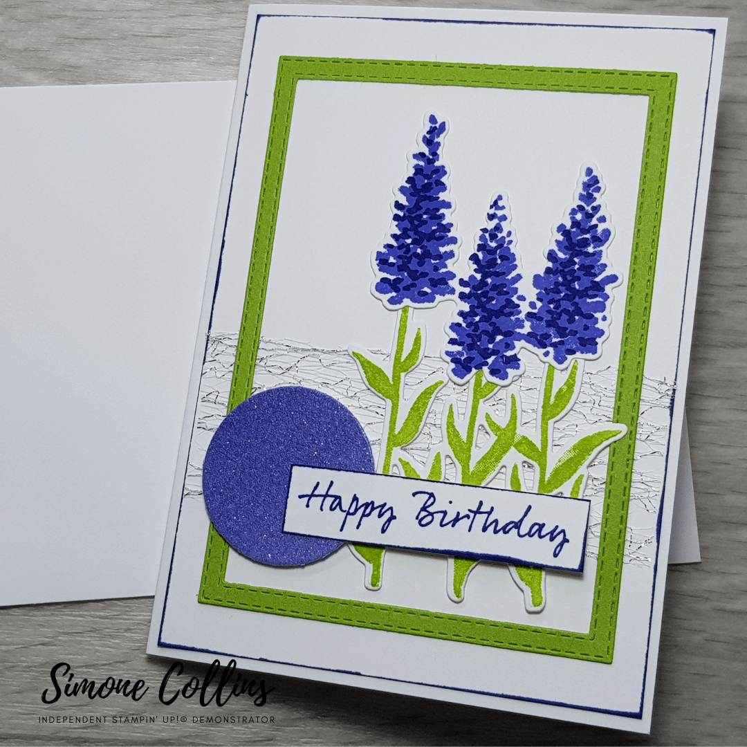 Wisteria Wishes Birthday Card | Simone Collins Stampin' Up! Demonstrator