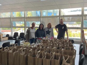 The super chuter in action