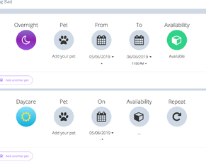 Booking system update