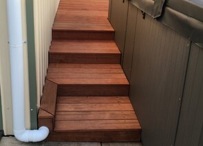 timber steps timber stairs get hammered builder carpenter narellan vale campbelltown oran park cobbitty