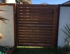timber gate steel gate get hammered builder carpenter narellan vale campbelltown oran park cobbitty