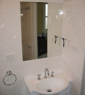 bathrooms tiling bathroom vanity get hammered builder carpenter narellan vale campbelltown oran park cobbitty