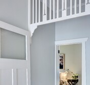 Entry Hall with new fretwork.