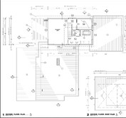 3D Model: Birds eye view of project (left) and adjacent houses.