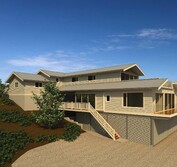 3D Model: Close up view from Southwest.