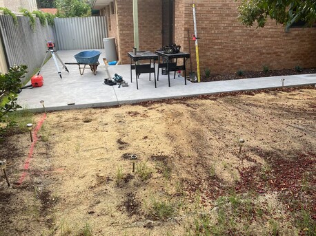 Before - Composite Decking Installation