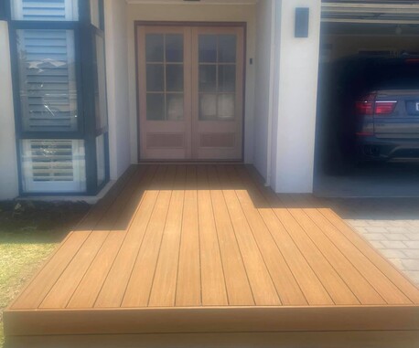 Newtechwood Decking, French Door Install