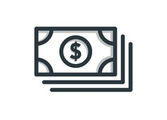 money notes graphic