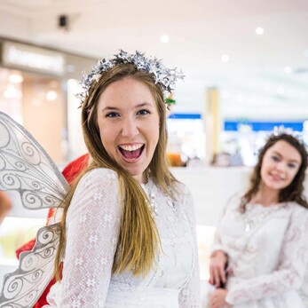 White Snow Fairy Smiling