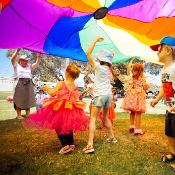 Children Playing a Game
