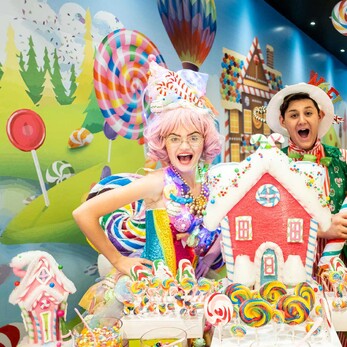 Gingerbread Man and Pink Hair Fairy