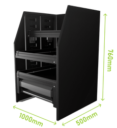 MSXB-1000 - 1000 x 760 x 500mmADJUSTABLE SHELVING$949.00