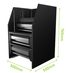 MSXD-500 - 500 x 760 x 500mmADJUSTABLE SHELVING$949.00