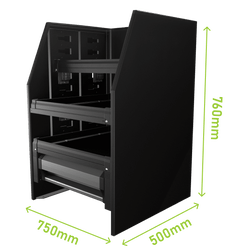 MSXB-750 - 750 x 760 x 500mmADJUSTABLE SHELVING$835.00