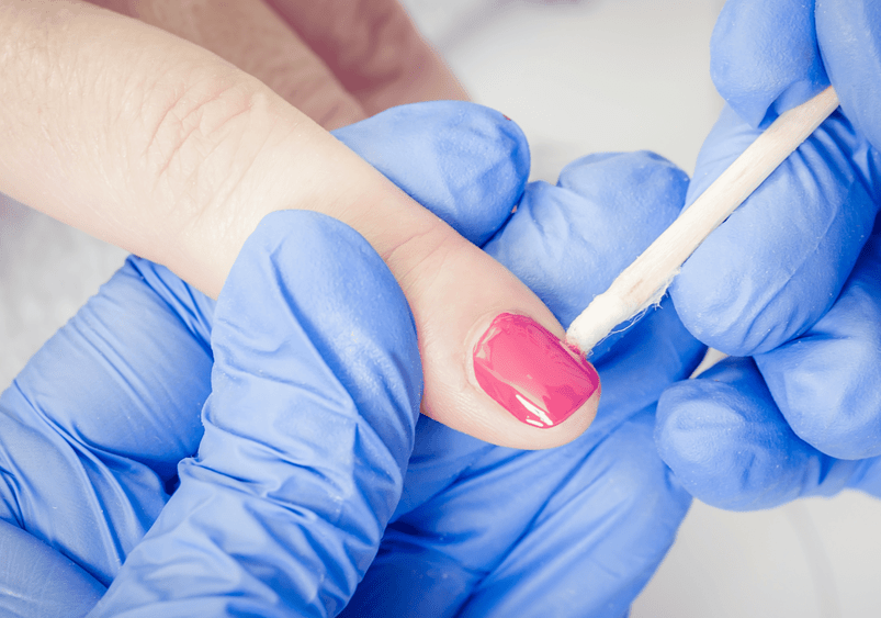 Image of nail polish application at Princess Nails Spa and Beauty