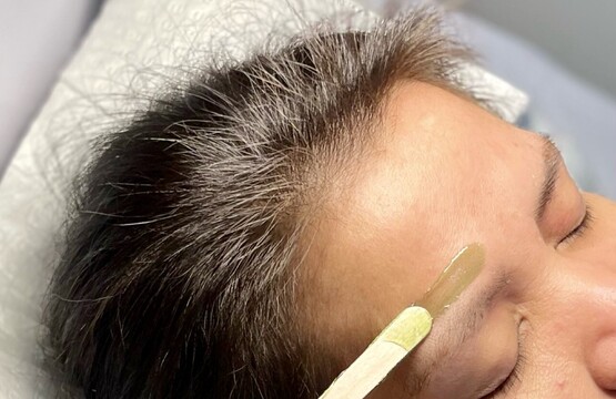 Image of eyebrow waxing at Princess Nails Spa and Beauty