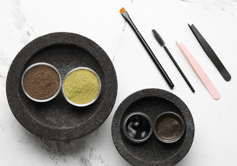 Image of eyebrow tint powder at Princess Nails Spa and Beauty