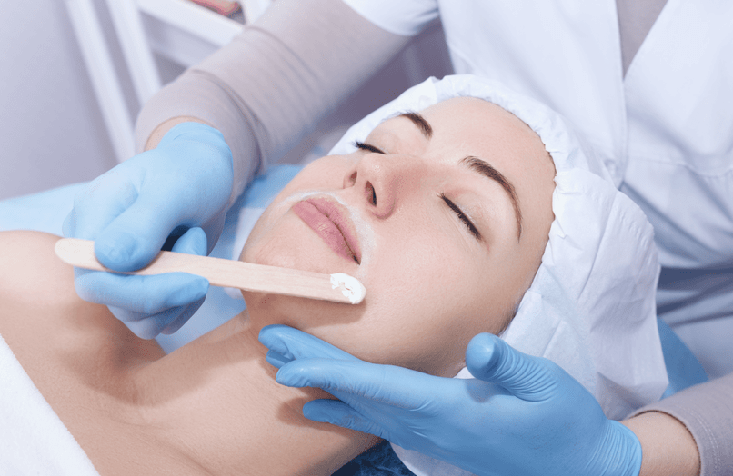 Image of top lip waxing