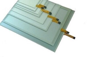 8 resistive touchscreens stacked on top of each other