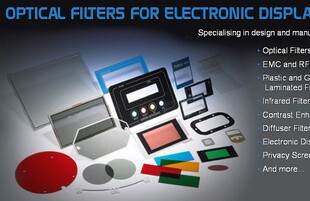 Various examples of optical filters and display windows