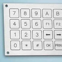 5x4 piezo keypad