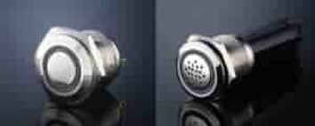 Mechanical metal switches with LED or buzzer