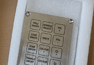 Anti-ligature theatre control panel 