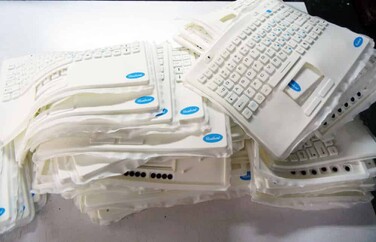 Silicone keyboard sleeves for medical keyboards