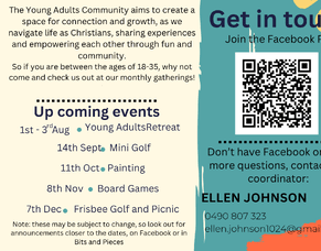 Young Adults - Aug-Dec Events - 2025