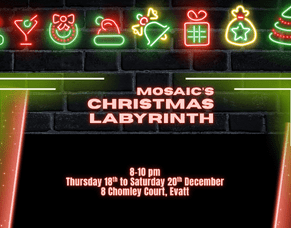Mosaic's Christmas Labyrinth