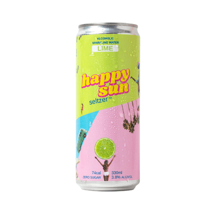 Happy Sun Lime Seltzer