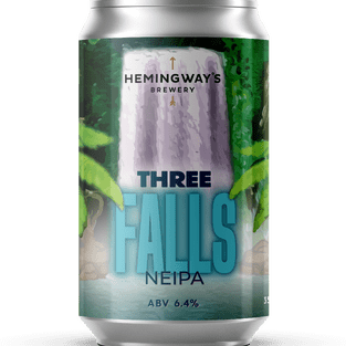 Hemingway's Brewery Three Falls New England IPA Craft Beer